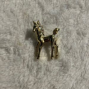 Vintage Horse Brooch